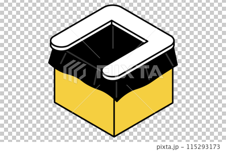 防災用品,簡易廁所的簡單線條畫,等軸圖 防災用品,簡易廁所的簡單線條畫,等軸圖 115293173