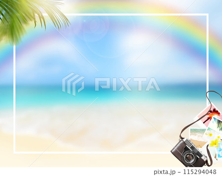 南国のをイメージした背景素材 115294048
