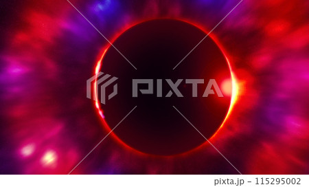 日食のイメージイラスト 115295002