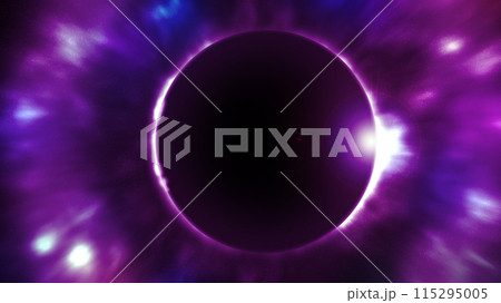 日食のイメージイラスト 115295005