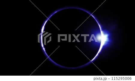 日食のイメージイラスト 115295006