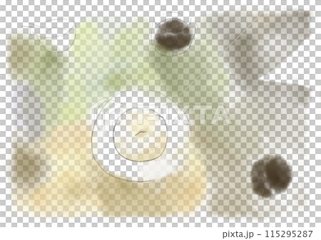 Landscape with bagels watercolor style hand-drawn illustration Landscape with bagels watercolor style hand-drawn illustration 115295287