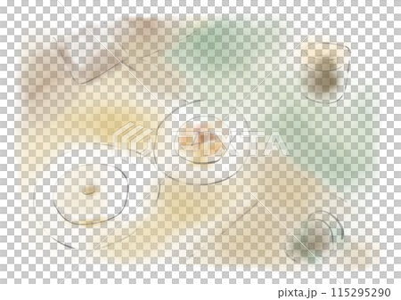 Landscape with two bagels, watercolor style, hand-drawn illustration Landscape with two bagels, watercolor style, hand-drawn illustration 115295290