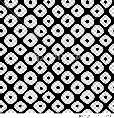 シームレスパターン　鹿の子 115297464