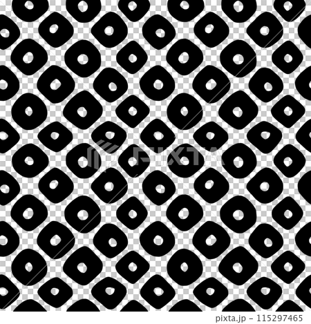 シームレスパターン　鹿の子 115297465