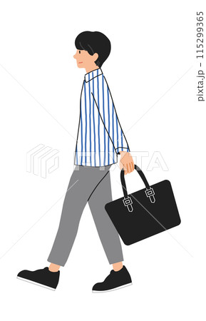 旅行に出かける若い男性 115299365