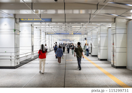 新宿駅西口 地下通路 新宿駅西口 地下通路 115299731