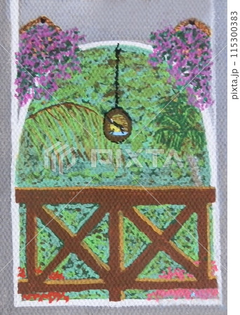 Sugar bird feeding 115300383
