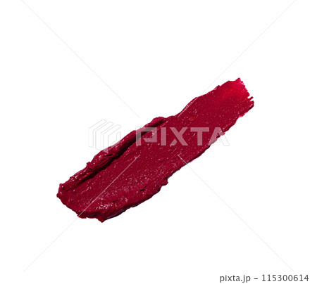 various lipstick strokes isolated on white background various lipstick strokes isolated on white background 115300614