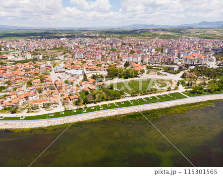 Aerial photo of Beysehir, Turkey 115301565