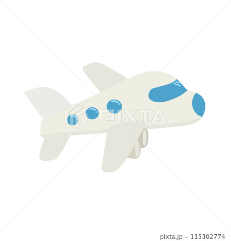 かわいい飛行機のイラスト 115302774