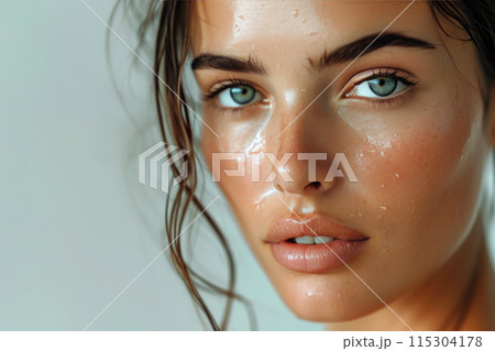 Sculpting Beauty: Attractive Model at the Spa Sculpting Beauty: Attractive Model at the Spa 115304178