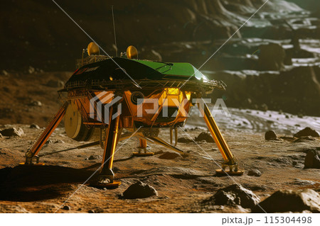 Enigmatic Venus: A Palette of Green and Yellow Delight 115304498