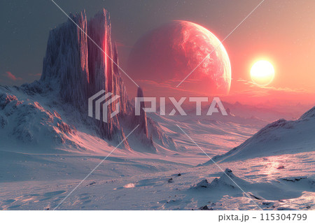 Exoplanetary Expedition: Unveiling the Unknown 115304799