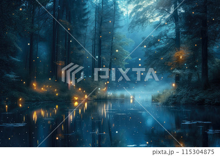 Glimmering Waters: A Fairy Tale Forest Retreat 115304875