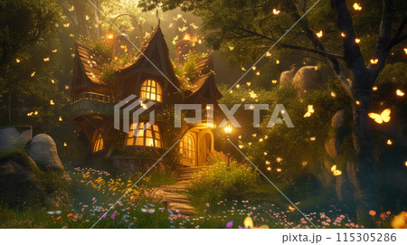 Luminous Enchantment: Fairies Amongst Flowers 115305286