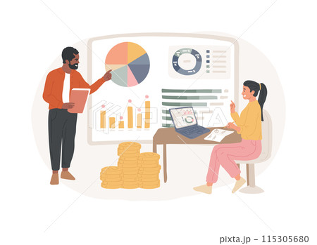 Consulting isolated concept vector illustration. Consulting isolated concept vector illustration. 115305680