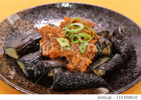 茄子の肉味噌乗せ ナス料理 おかず 茄子の肉味噌乗せ ナス料理 おかず 115308610