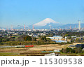 富士山と小湊鉄道 115309538