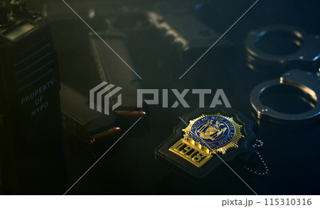 ニューヨーク市警　警官バッジ 115310316