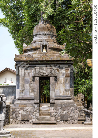 A small building with a dome on top A small building with a dome on top 115310450