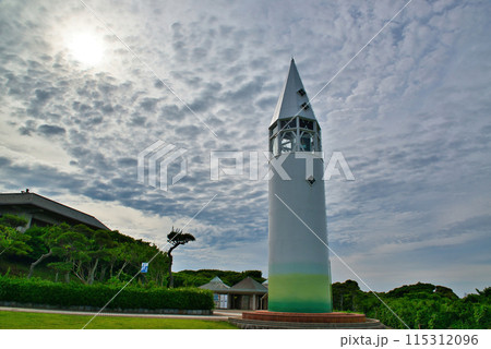 三浦半島　城ヶ島　安房崎灯台の風景 115312096