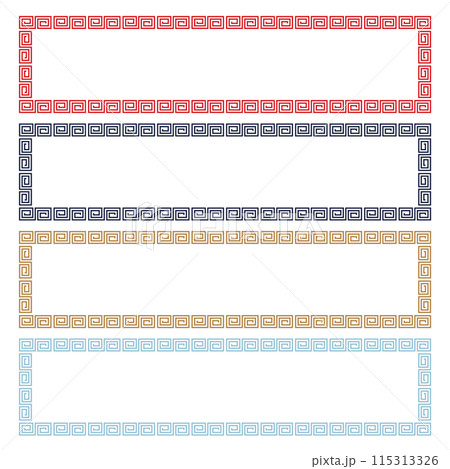 中華柄の4色セット 中華柄の4色セット 115313326