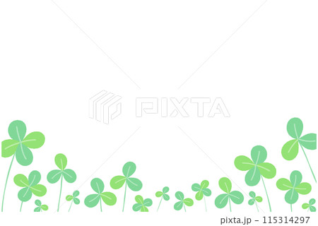 クローバーの背景イラスト 115314297