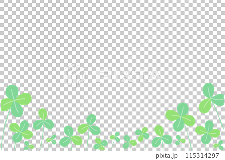 クローバーの背景イラスト 115314297