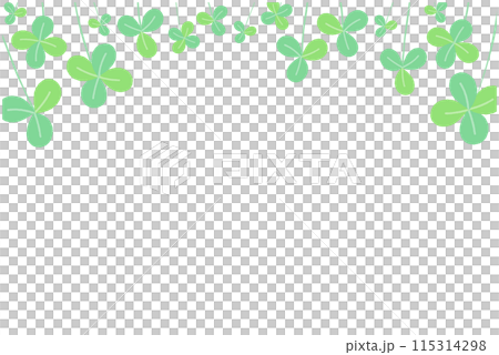 クローバーの背景イラスト 115314298