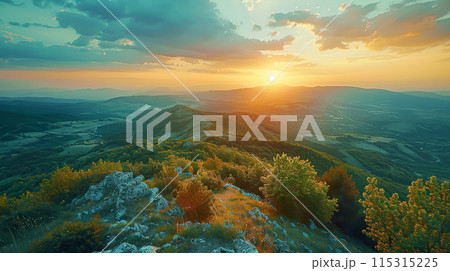 Awe-Inspiring 4K Landscape Photography: Capturing Nature's Majesty from Unconventional Heights 115315225