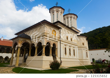 Church at Horezu Monastery, Romania Church at Horezu Monastery, Romania 115315832