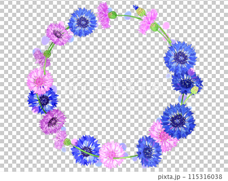 矢車菊花環 115316038