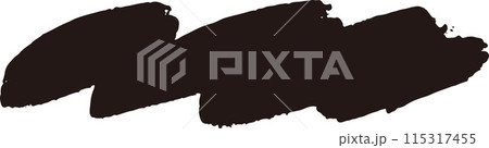 墨で描いたアートな和風の背景素材のイラスト14 115317455