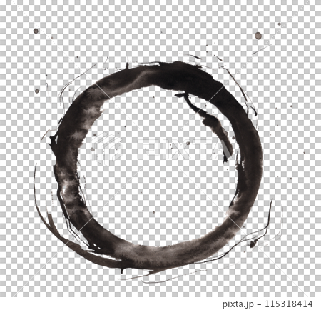 筆文字　○（まる） .n 115318414