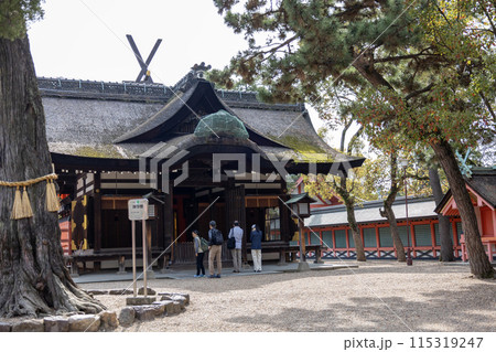 大阪/住吉大社の第四本宮(2024年4月9日撮影) 大阪/住吉大社の第四本宮(2024年4月9日撮影) 115319247