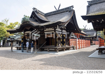 大阪/住吉大社の第三本宮(2024年4月9日撮影) 大阪/住吉大社の第三本宮(2024年4月9日撮影) 115319250
