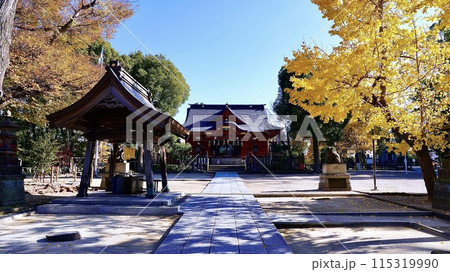 千葉県市原市の秋の飯香岡八幡宮 115319990