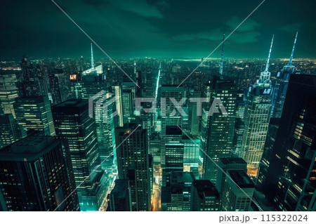 Epic Urban Nights: Sky City Extravaganza with Diverse Backdrops 115322024