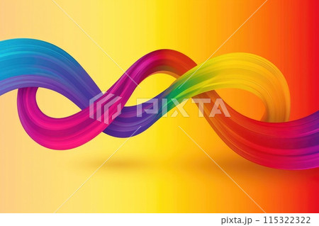 Embracing Differences: Rainbow Infinity Symbol Banner 115322322