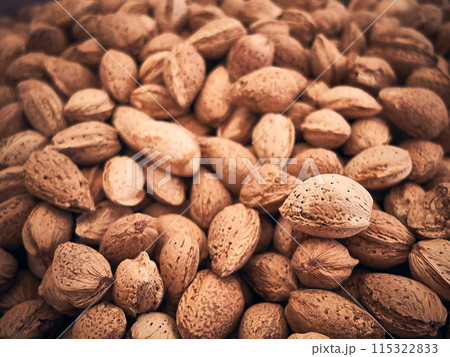 Almonds in a shell Almonds in a shell 115322833