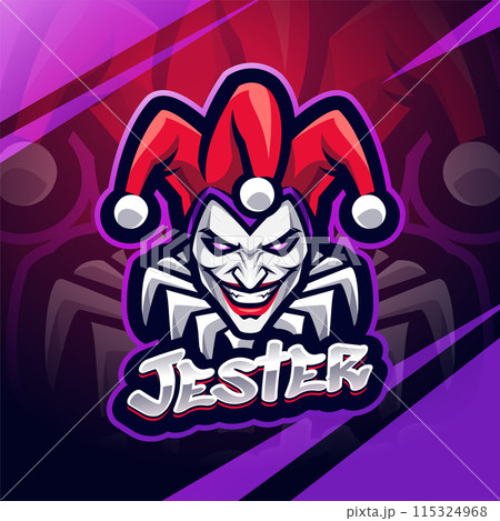 Jester esport mascot logo design Jester esport mascot logo design 115324968