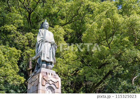 照国神社の島津斉彬公の銅像 照国神社の島津斉彬公の銅像 115325023