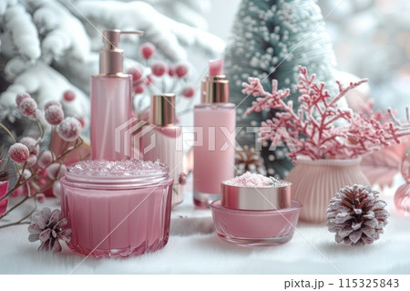 Luxury product cosmetic packaging with background Luxury product cosmetic packaging with background 115325843