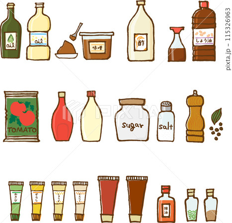 手がき風調味料 115326963