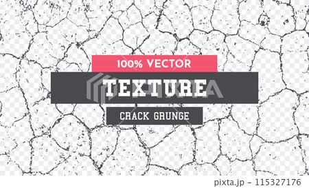 Grunge Crack Texture. Dirty Background. Adding Vintage Style and Wear to Illustrations and Objects 115327176