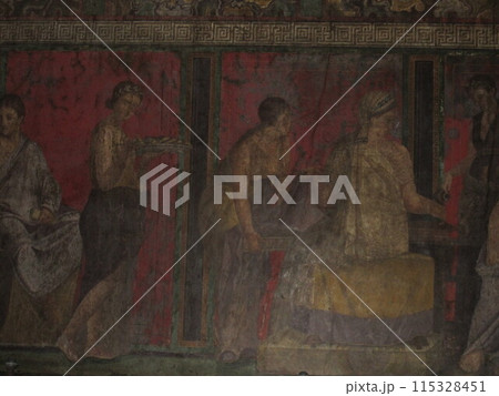 ヴェスヴィオ噴火で消えた古代遺跡、ポンペイ遺跡、秘儀荘 115328451