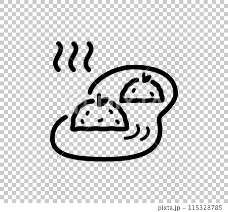 シンプルなゆず湯のイラスト 115328785