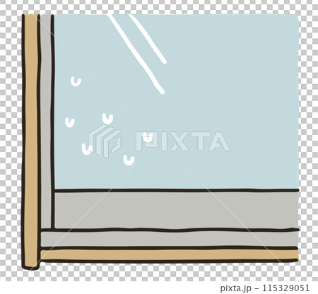 Condensation on the window Condensation on the window 115329051