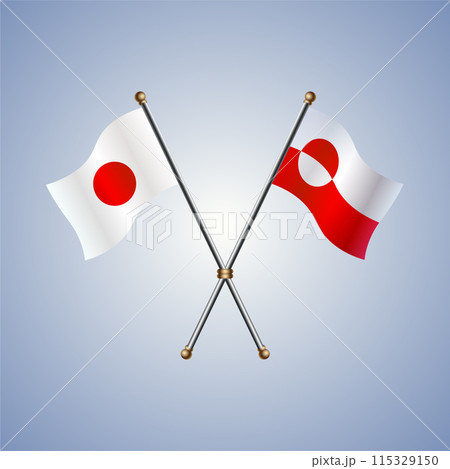 Japan and Greenland flags relations Japan and Greenland flags relations 115329150